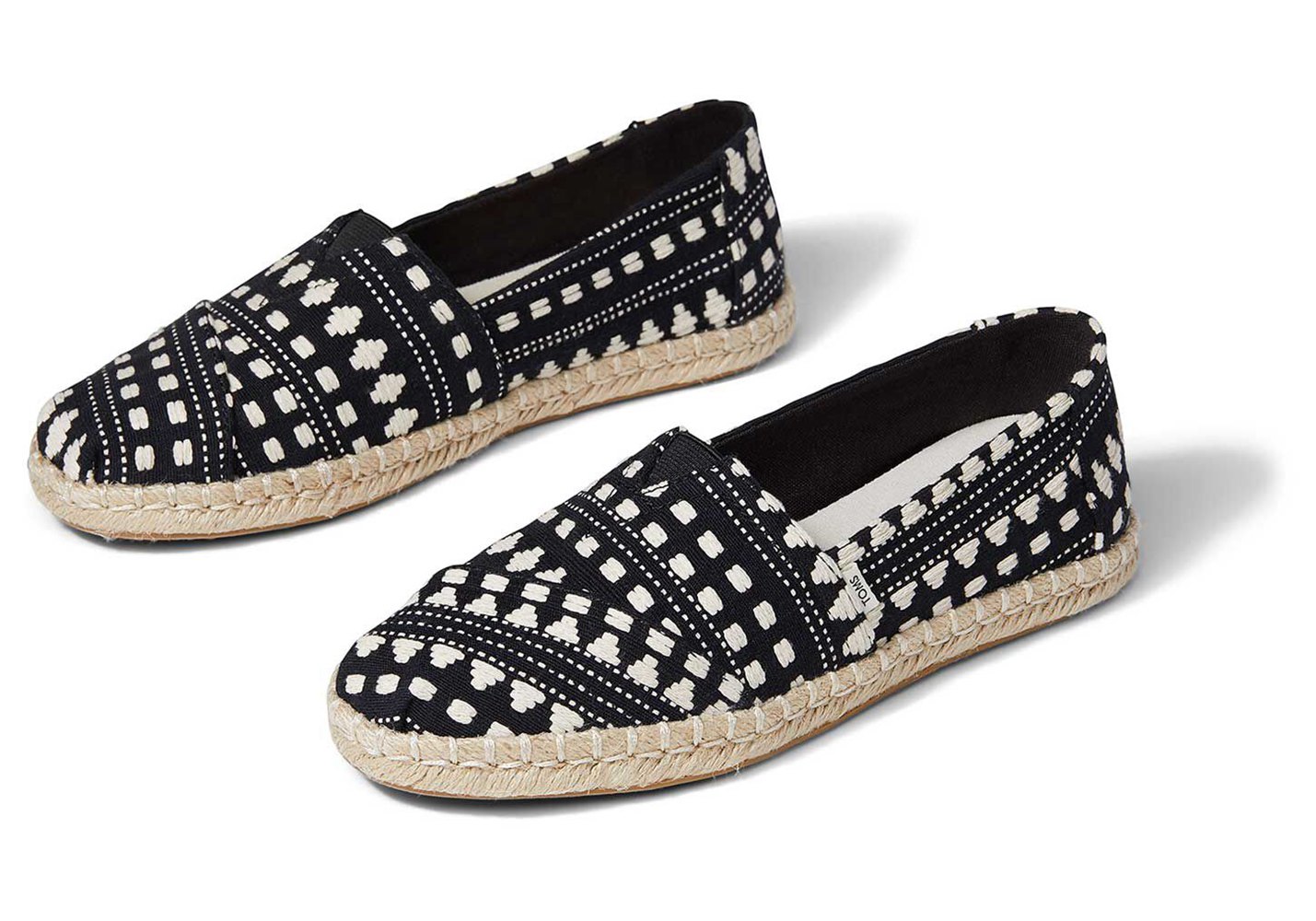 Toms Alpargata Rope Espadrille Black - Womens - 90562-DHPQ